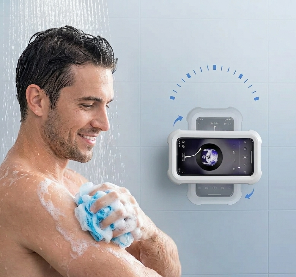 Waterproof Shower Phone Holder